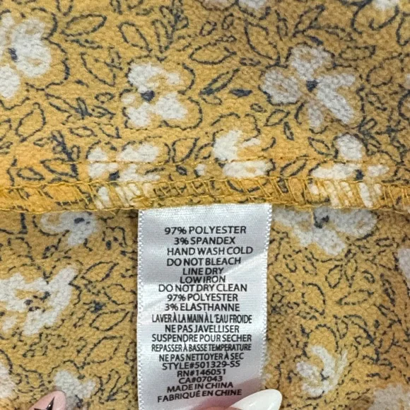 Floral Yellow Midi Dress - Picture 8 of 8